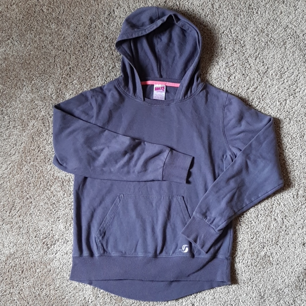 3/$15 Soffe dark gray/blue sweatshirt size Large